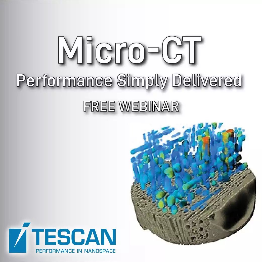 TESCAN micro-CT solutions for Materials Science Webinar